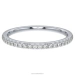prsteň večnosti 14k biele zlato B8ZNT990 Swarovski šperky