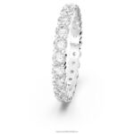 prsteň vittore xl okrúhly výbrus, biely, rhodiovaný B8ZNT999 Swarovski šperky - Image 4