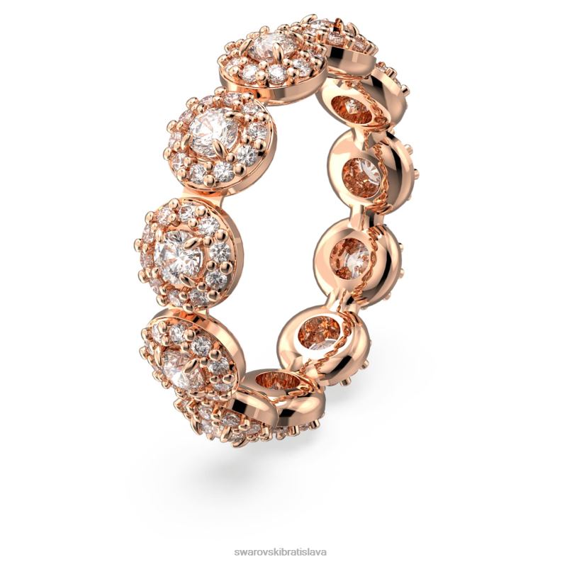 prstenec súhvezdia okrúhly výbrus, dlažba, biela, pozlátená ružovým zlatom B8ZNT1016 Swarovski šperky - Image 3