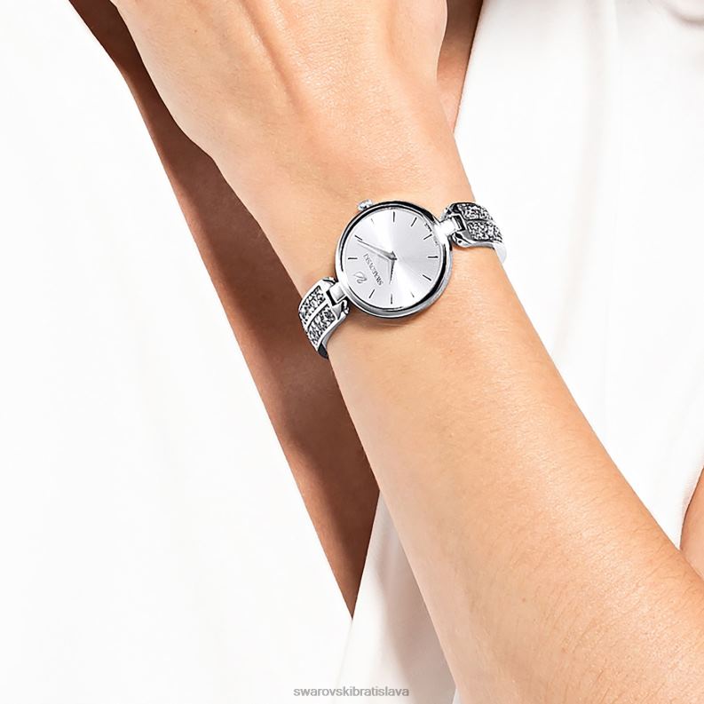 rockové hodinky snov švajčiarska výroba, kovový náramok, strieborný tón, nehrdzavejúca oceľ B8ZNT1236 Swarovski príslušenstvo - Image 2