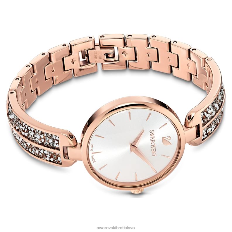 rockové hodinky snov švajčiarska výroba, kovový náramok, tón ružového zlata, povrchová úprava v tóne ružového zlata B8ZNT1171 Swarovski príslušenstvo - Image 4