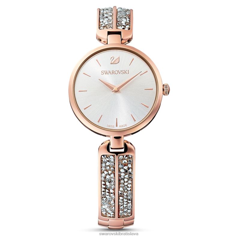 rockové hodinky snov švajčiarska výroba, kovový náramok, tón ružového zlata, povrchová úprava v tóne ružového zlata B8ZNT1171 Swarovski príslušenstvo - Image 1