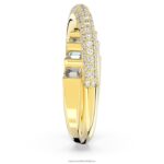 rota koktailový prsteň zmiešané strihy, biele, pozlátené B8ZNT1011 Swarovski šperky - Image 4