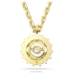 rota prívesok zmiešané okrúhle výbrusy, biele, pozlátené B8ZNT330 Swarovski šperky - Image 5