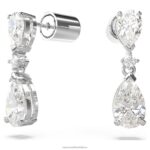 sada mesmera zmiešané rezy, biele, rhodiované B8ZNT397 Swarovski šperky - Image 7