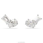 sada mesmera zmiešané rezy, biele, rhodiované B8ZNT400 Swarovski šperky - Image 7