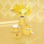 sada šálok signum porcelán, viacfarebný B8ZNT1746 Swarovski dekorácie - Image 2