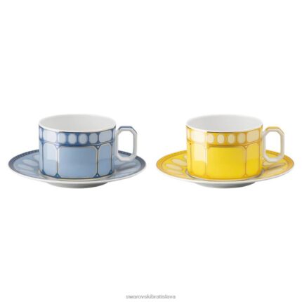 sada šálok signum porcelán, viacfarebný B8ZNT1746 Swarovski dekorácie