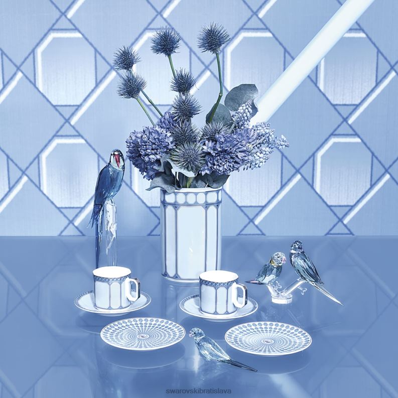 set na espresso signum porcelán, viacfarebný B8ZNT1714 Swarovski dekorácie - Image 3