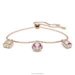 set stále zmiešané strihy, viacfarebné, pozlátené ružovým zlatom B8ZNT403 Swarovski šperky - Image 3
