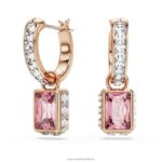 set stále zmiešané strihy, viacfarebné, pozlátené ružovým zlatom B8ZNT403 Swarovski šperky - Image 4