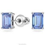 set tisícročí osemhranný výbrus, modrý, rhodiovaný B8ZNT385 Swarovski šperky - Image 4