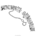 set tisícročí zmiešané rezy, biele, rhodiované B8ZNT378 Swarovski šperky - Image 6