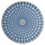 signum doska porcelán, modrá B8ZNT1748 Swarovski dekorácie