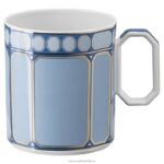 signum hrnček s vrchnákom porcelán, modrá B8ZNT1745 Swarovski dekorácie - Image 3