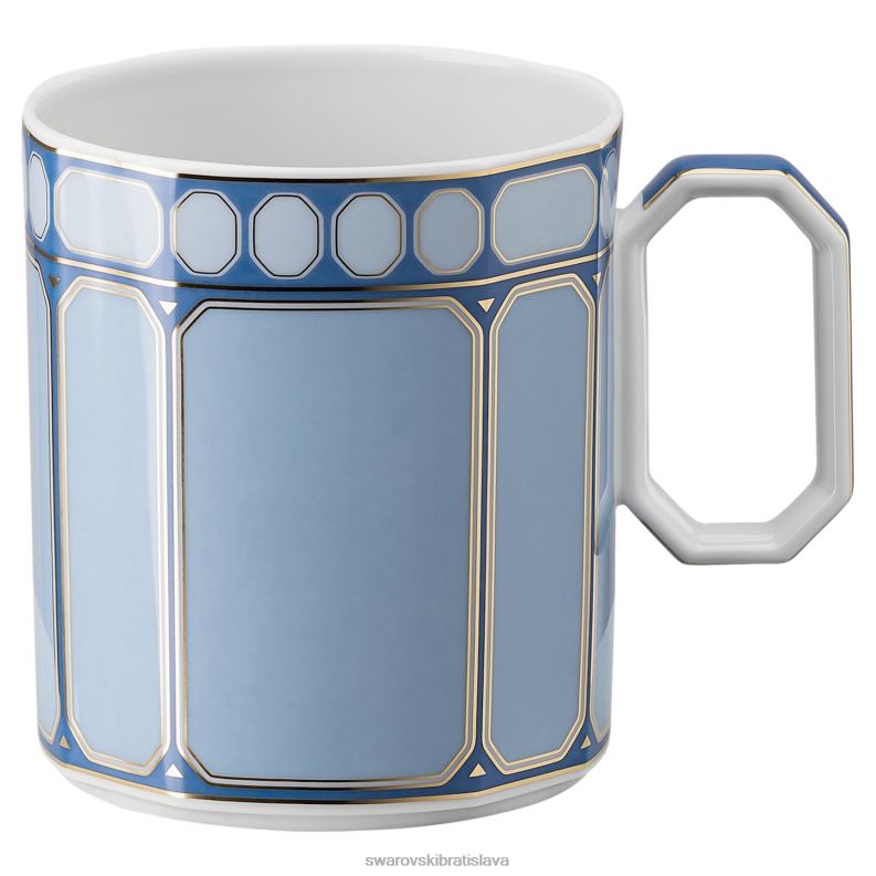 signum hrnček s vrchnákom porcelán, modrá B8ZNT1745 Swarovski dekorácie - Image 3