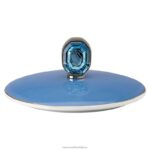 signum hrnček s vrchnákom porcelán, modrá B8ZNT1745 Swarovski dekorácie - Image 5