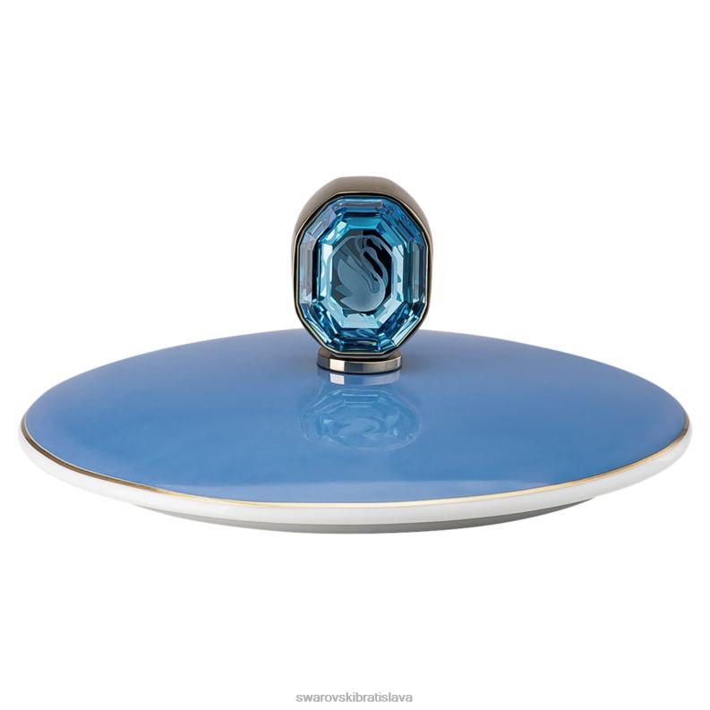 signum hrnček s vrchnákom porcelán, modrá B8ZNT1745 Swarovski dekorácie - Image 5