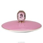 signum hrnček s vrchnákom porcelán, ružová B8ZNT1743 Swarovski dekorácie - Image 5