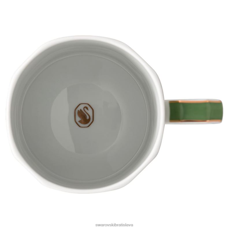 signum hrnček s vrchnákom porcelán, zelená B8ZNT1709 Swarovski dekorácie - Image 4