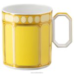signum hrnček s vrchnákom porcelán, žltá B8ZNT1713 Swarovski dekorácie - Image 3