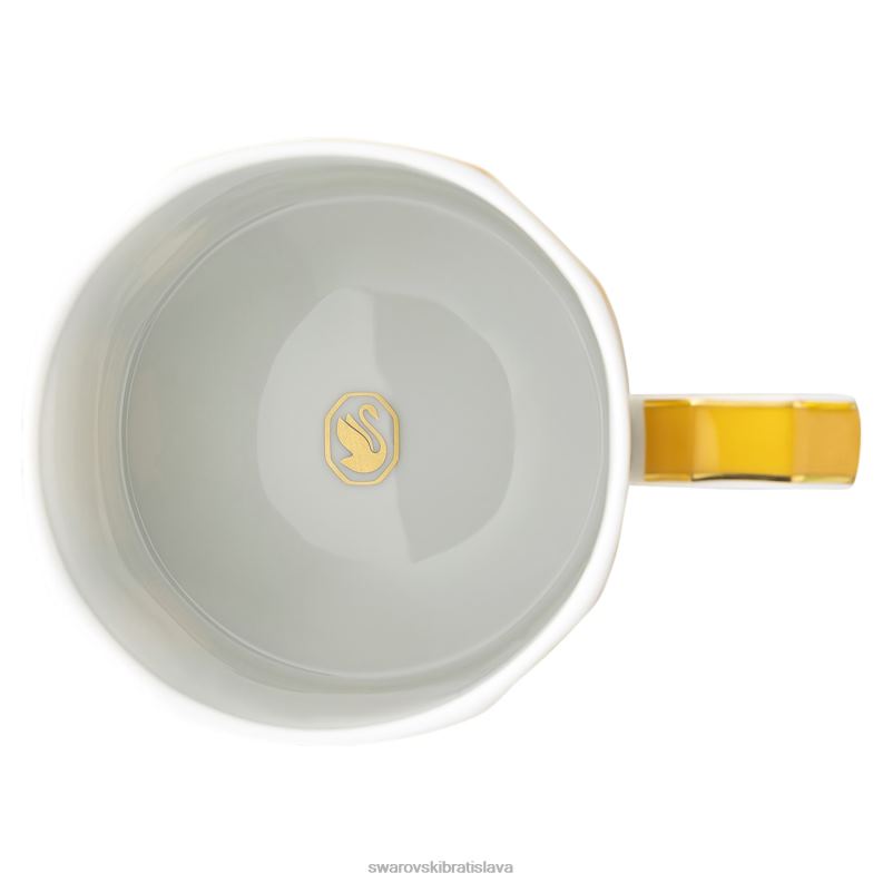 signum hrnček s vrchnákom porcelán, žltá B8ZNT1713 Swarovski dekorácie - Image 4
