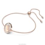 signum náramok labuť, biela, pozlátená ružovým zlatom B8ZNT529 Swarovski šperky - Image 3