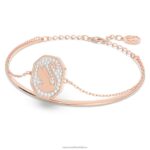 signum náramok labuť, biela, pozlátená ružovým zlatom B8ZNT639 Swarovski šperky - Image 3