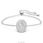 signum náramok labuť, biela, rhodiovaná B8ZNT526 Swarovski šperky