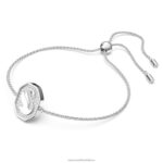 signum náramok labuť, biela, rhodiovaná B8ZNT526 Swarovski šperky - Image 3
