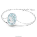 signum náramok labuť, modrá, rhodiovaná B8ZNT642 Swarovski šperky - Image 3