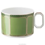 signum šálka s podšálkou porcelán, zelená B8ZNT1735 Swarovski dekorácie - Image 3