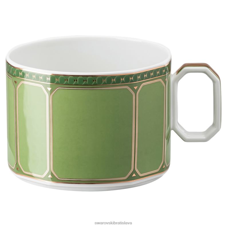 signum šálka s podšálkou porcelán, zelená B8ZNT1735 Swarovski dekorácie - Image 3