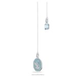 signum y náhrdelník labuť, modrá, rhodiovaná B8ZNT115 Swarovski šperky - Image 5