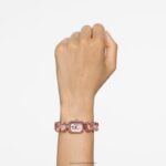 sledovať náramok brúseného osemuholníka, ružový, povrchová úprava ružového zlata B8ZNT1200 Swarovski príslušenstvo - Image 2