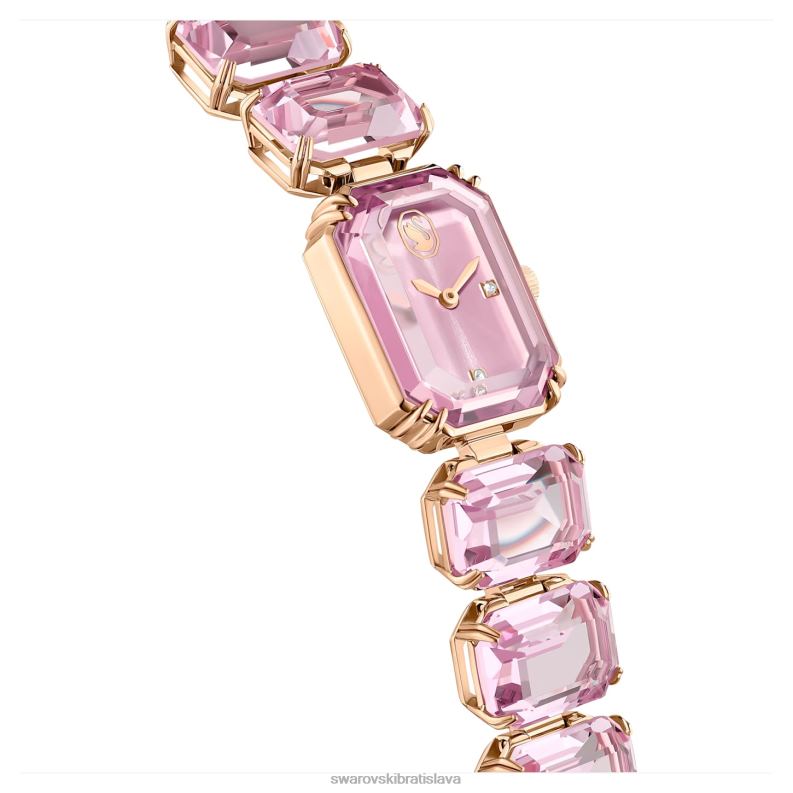 sledovať náramok brúseného osemuholníka, ružový, povrchová úprava ružového zlata B8ZNT1200 Swarovski príslušenstvo - Image 6
