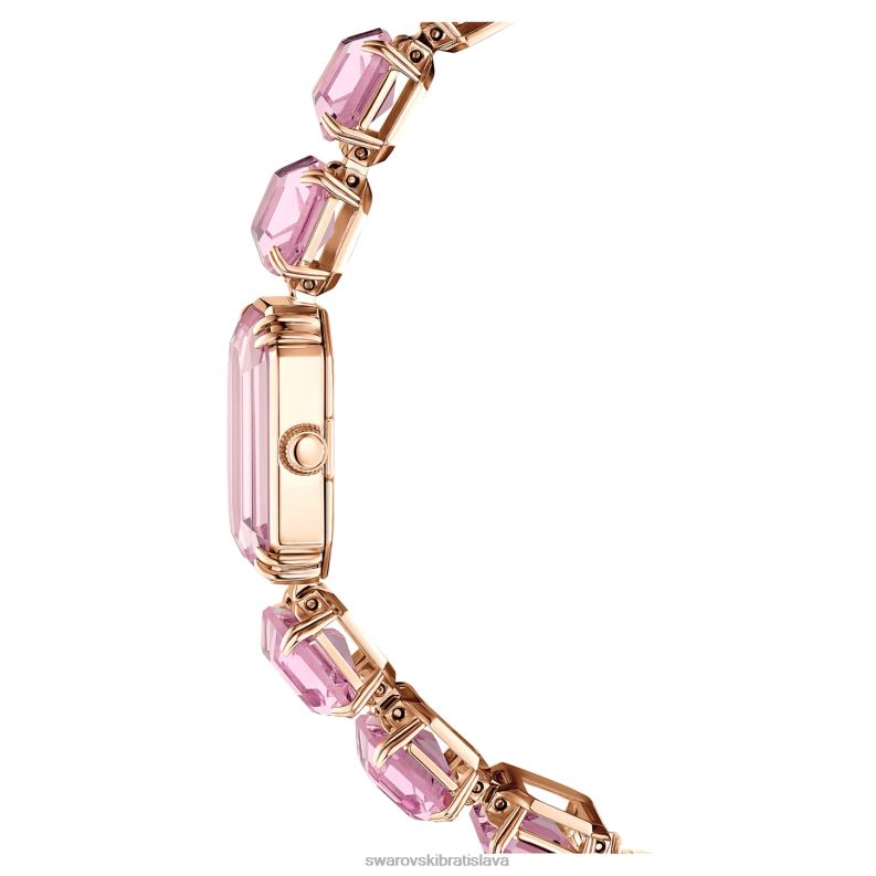sledovať náramok brúseného osemuholníka, ružový, povrchová úprava ružového zlata B8ZNT1200 Swarovski príslušenstvo - Image 8
