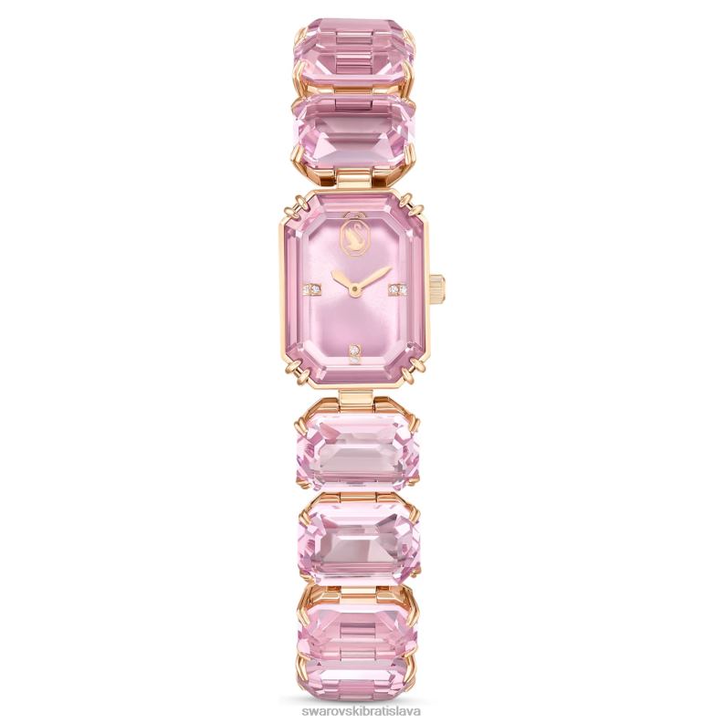 sledovať náramok brúseného osemuholníka, ružový, povrchová úprava ružového zlata B8ZNT1200 Swarovski príslušenstvo - Image 1