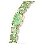 sledovať náramok brúseného osemuholníka, zelený, povrchová úprava šampanské zlato B8ZNT1142 Swarovski príslušenstvo - Image 5