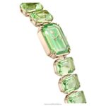 sledovať náramok brúseného osemuholníka, zelený, povrchová úprava šampanské zlato B8ZNT1142 Swarovski príslušenstvo - Image 6