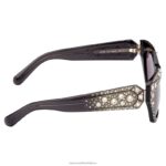 slnečné okuliare mačacie oko, sk0380 01a, čierna B8ZNT1438 Swarovski príslušenstvo - Image 8