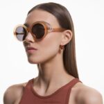 slnečné okuliare oválny tvar, sk0360 45g, zlatý tón B8ZNT1432 Swarovski príslušenstvo - Image 2