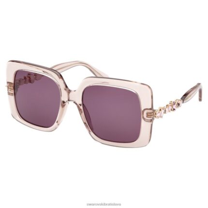 slnečné okuliare oversized, štvorcový tvar, sk0357 20. roky, fialová B8ZNT1462 Swarovski príslušenstvo