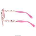 slnečné okuliare štvorcový tvar, sk0358 32s, ružová B8ZNT1461 Swarovski príslušenstvo - Image 4