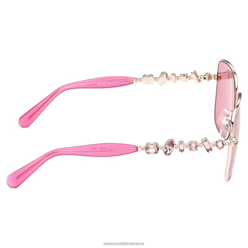 slnečné okuliare štvorcový tvar, sk0358 32s, ružová B8ZNT1461 Swarovski príslušenstvo - Image 8