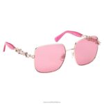slnečné okuliare štvorcový tvar, sk0358 32s, ružová B8ZNT1461 Swarovski príslušenstvo - Image 9