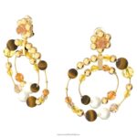 somnia kruhové náušnice viacfarebné, pozlátené B8ZNT930 Swarovski šperky - Image 3