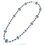 somnia náhrdelník modrá, pozlátená B8ZNT89 Swarovski šperky - Image 3