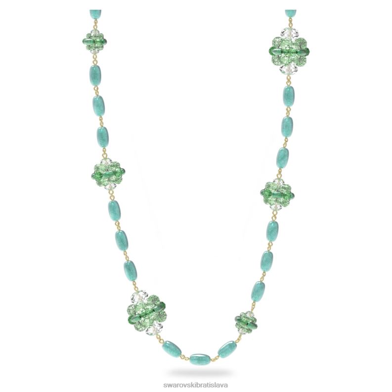 somnia_nahrdelnik_zelena_pozlatena_b8znt73_swarovski_sperky.jpg somnia náhrdelník zelená, pozlátená B8ZNT73 Swarovski šperky - Image 1