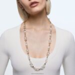 somnia set biela, pozlátená B8ZNT382 Swarovski šperky - Image 2